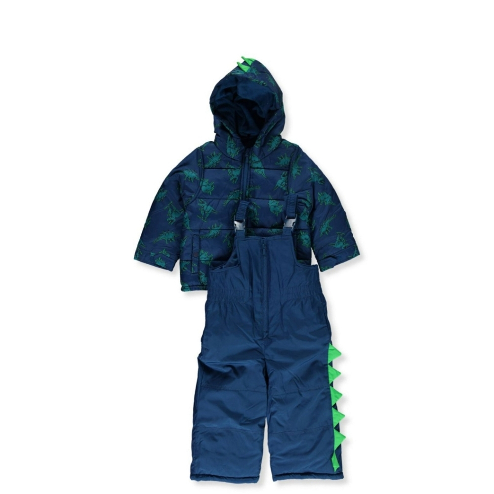 Toddler dinosaur snowsuit